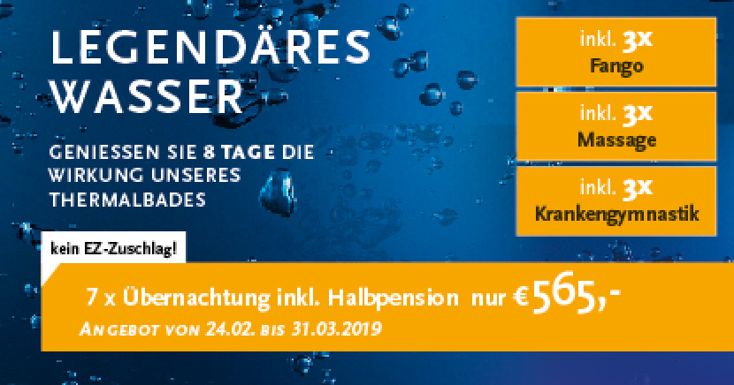 Legendäres Wasser
